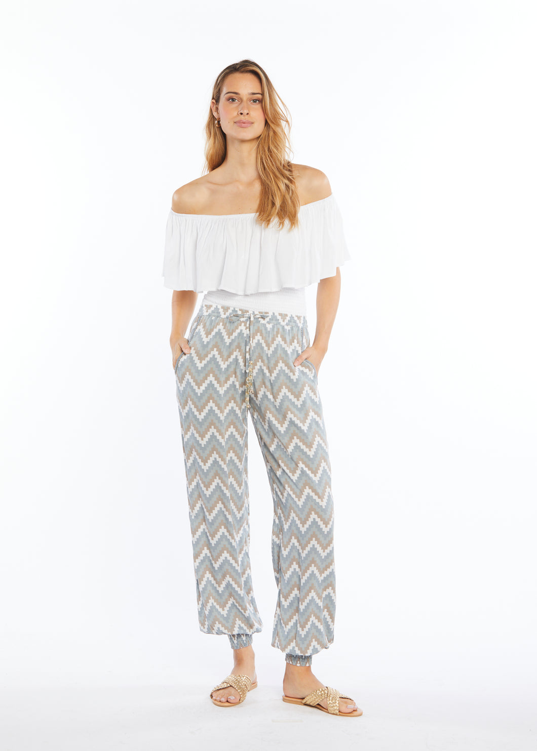 Zig Zag Babucha Pant