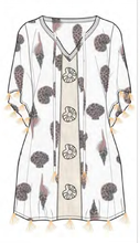 Load image into Gallery viewer, Seashells Short Kaftan
