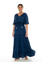 Load image into Gallery viewer, Solids Montana Long Dress Short Sleeve
