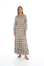 Load image into Gallery viewer, Zig Zag Montana Long Dress
