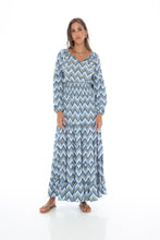 Load image into Gallery viewer, Zig Zag Montana Long Dress
