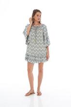 Load image into Gallery viewer, Zig Zag Tulum Short Dress
