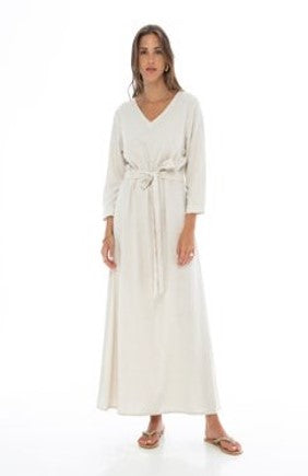 Ilene Long Drs - Linen Modest