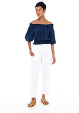 Load image into Gallery viewer, Leah Off-Shoulder Top Linen
